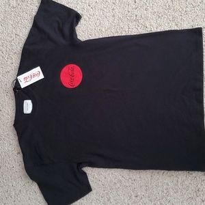 Vailent Pure Black Coca-Cola T-Shirt Sz M NEW
